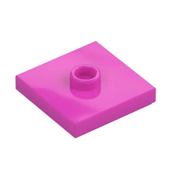 PLATE 2X2 W 1 KNOB