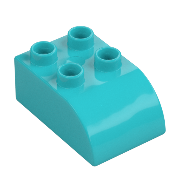 DUPLO BRICK, BOW 2X3X1