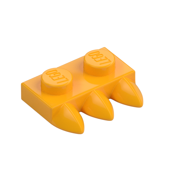 1X2 PLATE WITH 3 TEETH