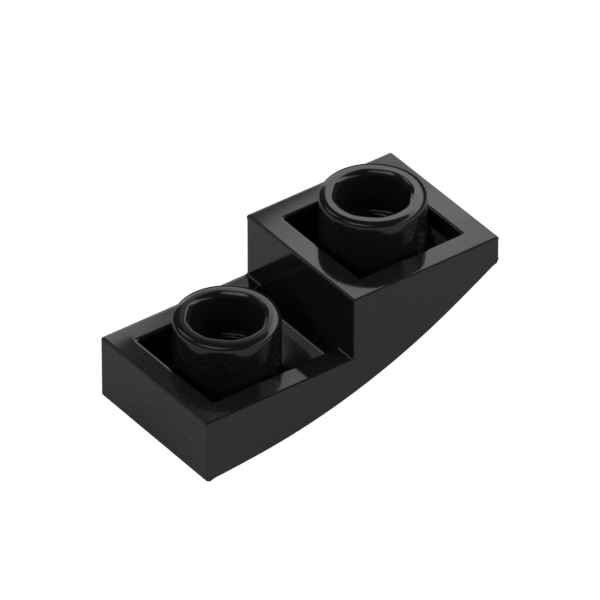 PLATE W/ HALF BOW INV. 1X2X2/3