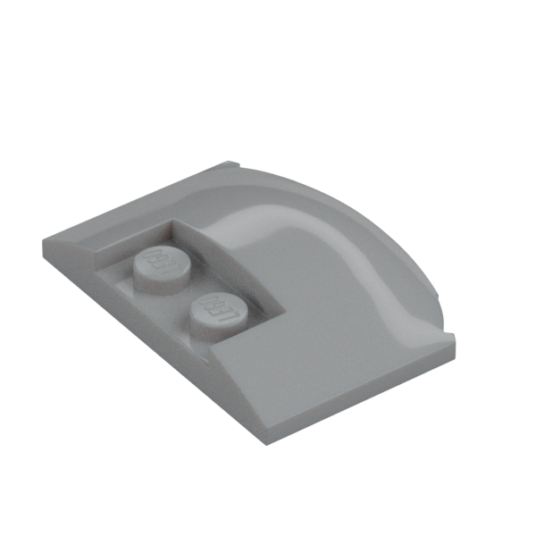 PLATE W. BOW 3X4X2/3 W. KNOBS