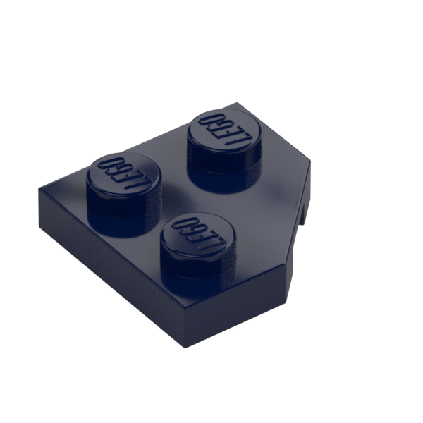 PLATE 2X2, CORNER, 45 DEG.