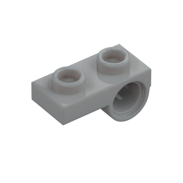 PLATE 1x2 W. HORIZONTAL HOLE Ø4,85 REV.