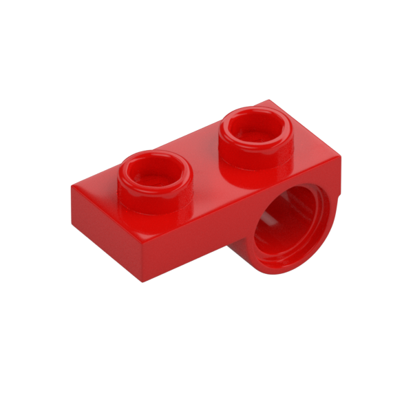 PLATE 1x2 W. HORIZONTAL HOLE Ø4,85 REV.