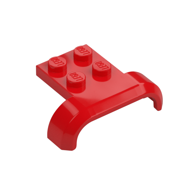MUDGUARD 3X4, W/ PLATE, NO. 1