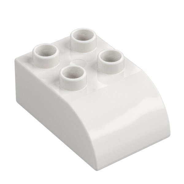 DUPLO BRICK, BOW 2X3X1