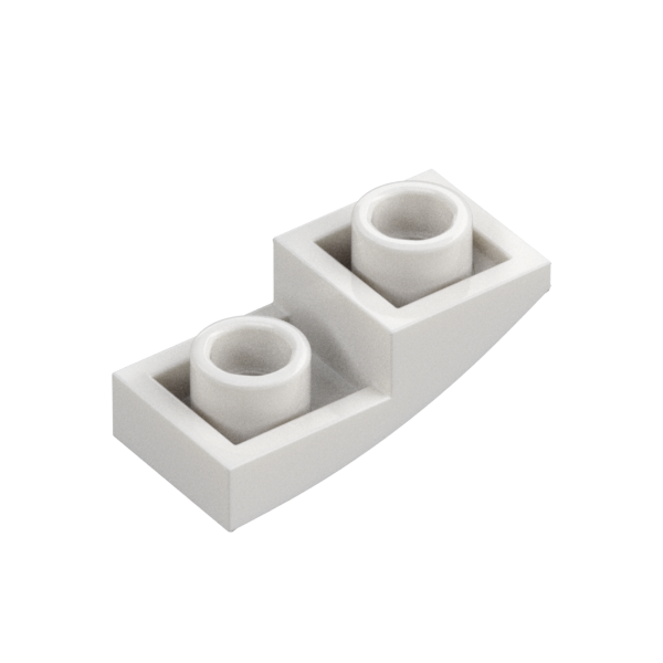 PLATE W/ HALF BOW INV. 1X2X2/3