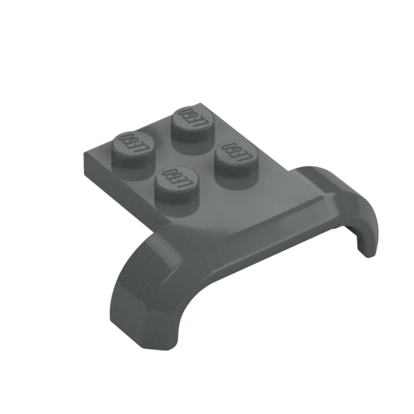 MUDGUARD 3X4, W/ PLATE, NO. 1