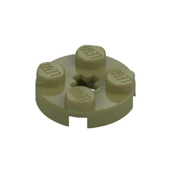 PLATE 2X2 ROUND