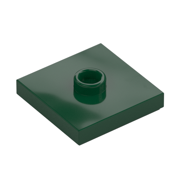 PLATE 2X2 W 1 KNOB