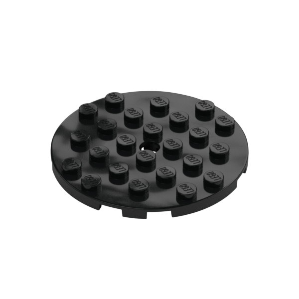 PLATE 6X6 ROUND WITH TUBE SNAP