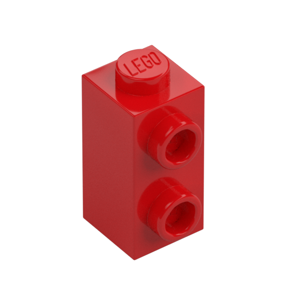 BRICK 1X1X1 2/3, W/ VERT. KNOBS