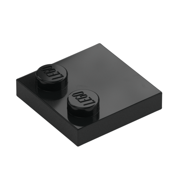 PLATE 2X2, W/ REDUCED KNOBS
