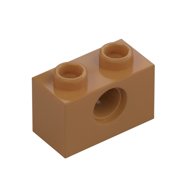 TECHNIC BRICK 1X2, Ø4.9