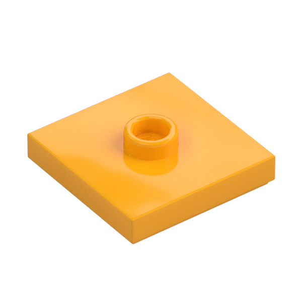 PLATE 2X2 W 1 KNOB