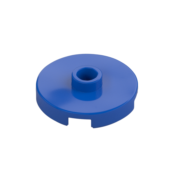 PLATE ROUND W. 1 KNOB