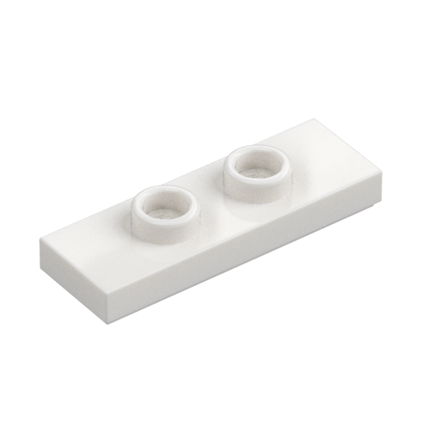 PLATE 1X3 W/ 2 KNOBS