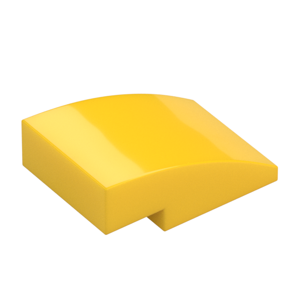 BRICK, W/ HALF BOW 2X3, W/ CUT