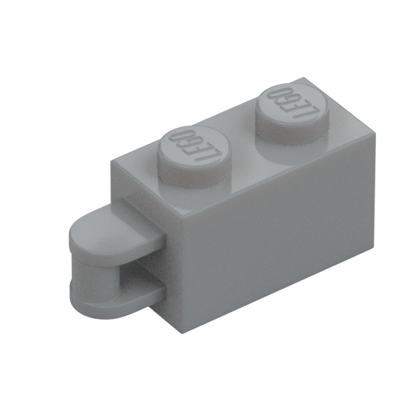 BRICK 1X2, W/ 3.2 SHAFT, VERT. END