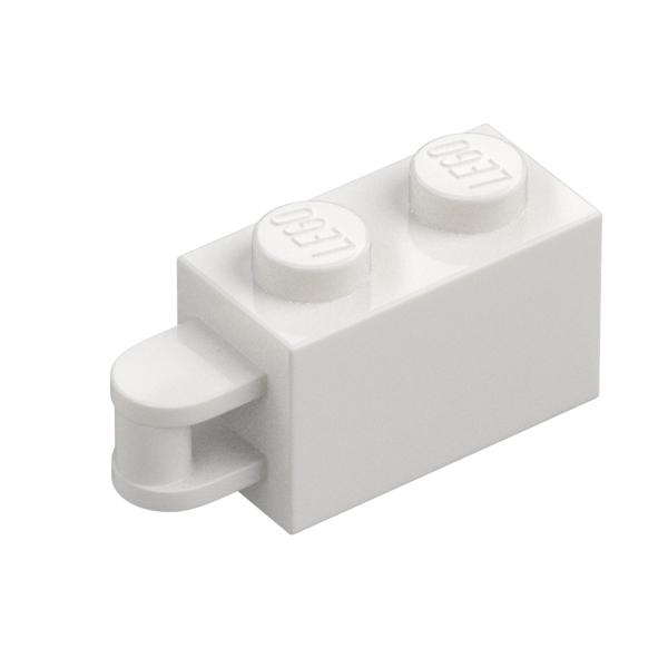 BRICK 1X2, W/ 3.2 SHAFT, VERT. END