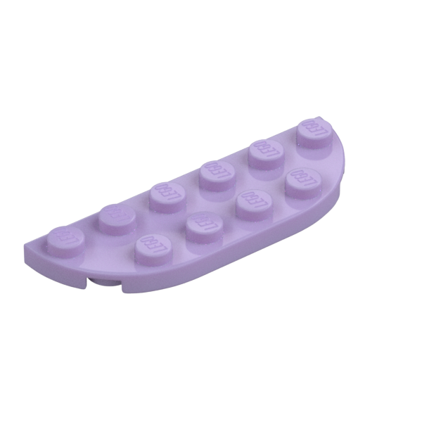 1/2 CIRCLE PLATE 2X6