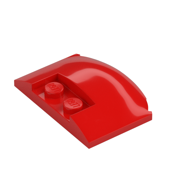 PLATE W. BOW 3X4X2/3 W. KNOBS