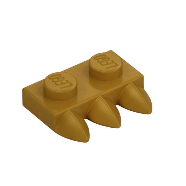 1X2 PLATE WITH 3 TEETH