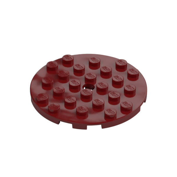 PLATE 6X6 ROUND WITH TUBE SNAP