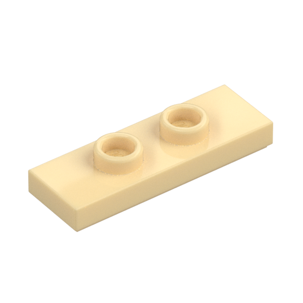 PLATE 1X3 W/ 2 KNOBS
