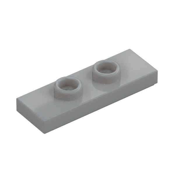 PLATE 1X3 W/ 2 KNOBS