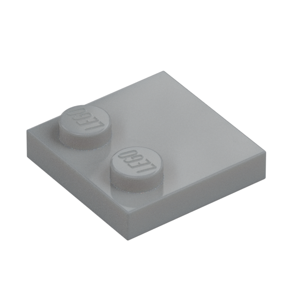 PLATE 2X2, W/ REDUCED KNOBS