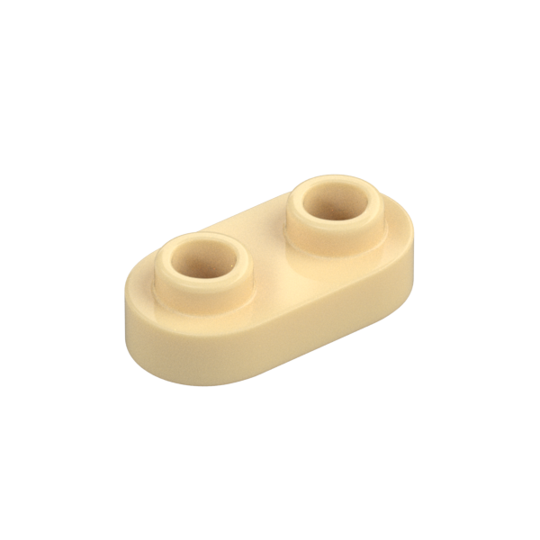PLATE 1X2, ROUNDED, NO. 1