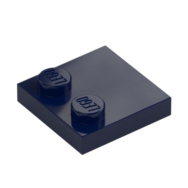 PLATE 2X2, W/ REDUCED KNOBS