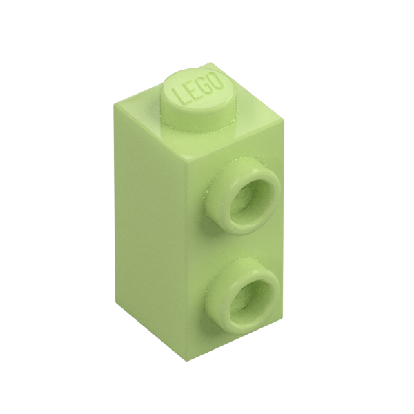 BRICK 1X1X1 2/3, W/ VERT. KNOBS