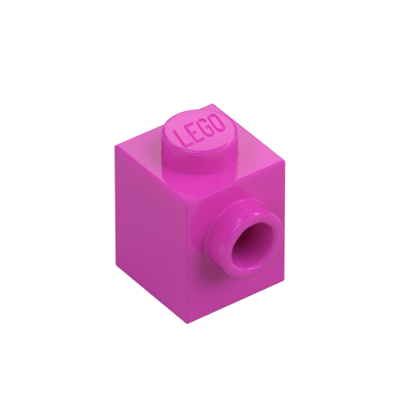 BRICK 1X1 W. 1 KNOB