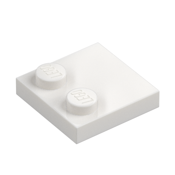 PLATE 2X2, W/ REDUCED KNOBS