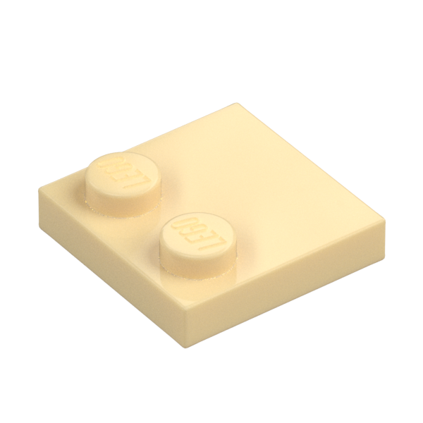 PLATE 2X2, W/ REDUCED KNOBS