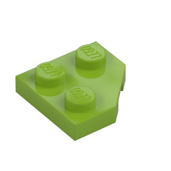 PLATE 2X2, CORNER, 45 DEG.