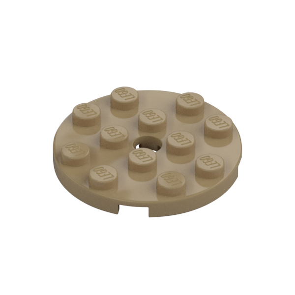 PLATE 4X4 ROUND W. SNAP