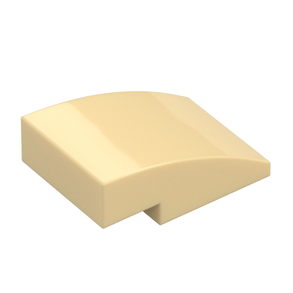 BRICK, W/ HALF BOW 2X3, W/ CUT