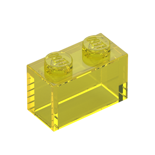 BRICK 1X2 W/O PIN