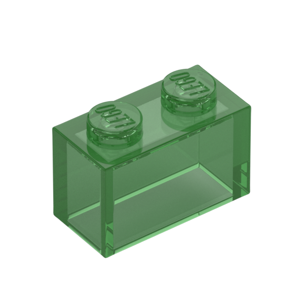 BRICK 1X2 W/O PIN
