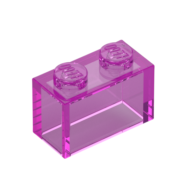 BRICK 1X2 W/O PIN