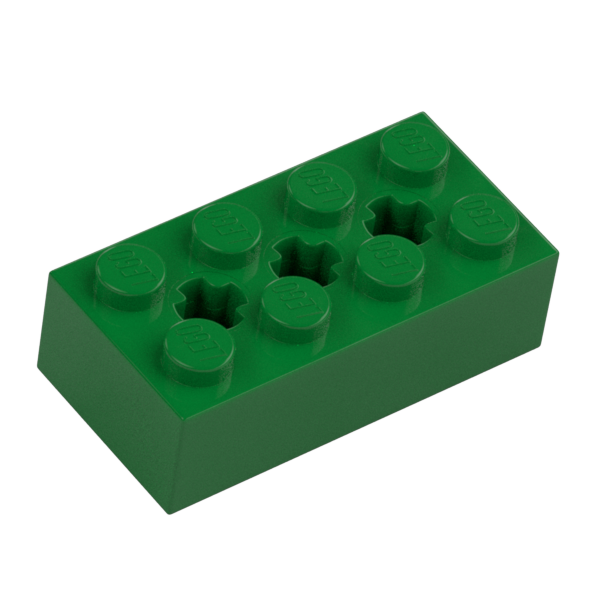 BRICK 2X4 W/ CROSS HOLE