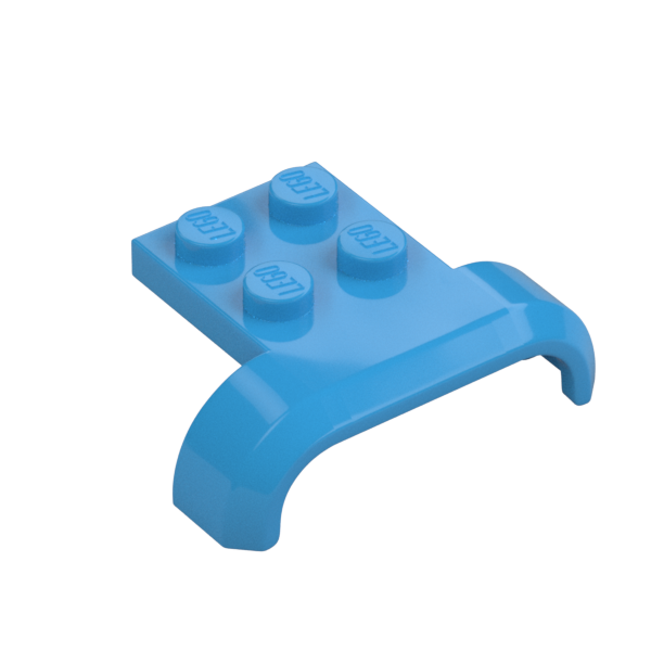 MUDGUARD 3X4, W/ PLATE, NO. 1