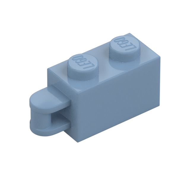 BRICK 1X2, W/ 3.2 SHAFT, VERT. END