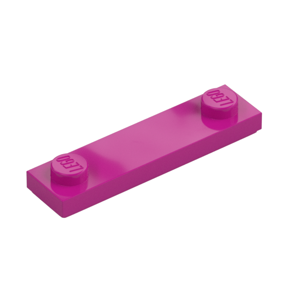 PLATE 1X4, W/ 2 KNOBS, NO. 2