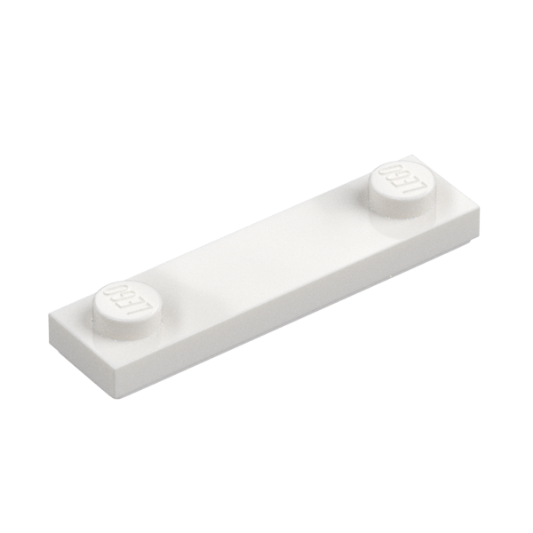 PLATE 1X4, W/ 2 KNOBS, NO. 2