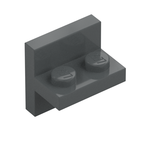 PLATE 1X2 W/ VERT. TUBE