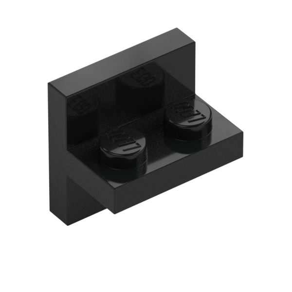 PLATE 1X2 W/ VERT. TUBE